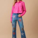 Star Rhinestone Jeans