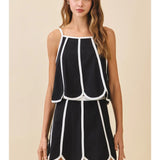 Scalloped Hem Set
