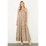 Leopard Print Maxi Dress