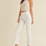 High Rise Tonal Crop Flare