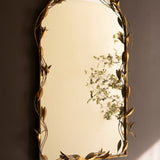 Arched Mirror w/ Leaves