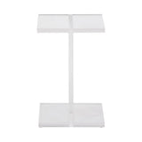 Hazley Acrylic Accent Table