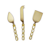 Keshi Pearl S/3 Cheese Knives