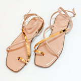 Crisscross Ankle Strap Sandals
