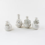 White Porcelain Floral Vase