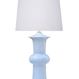 PORCELAIN HYACINTHDRUM VASE LAMP