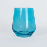 Estelle Colored Glass Stemless Wine