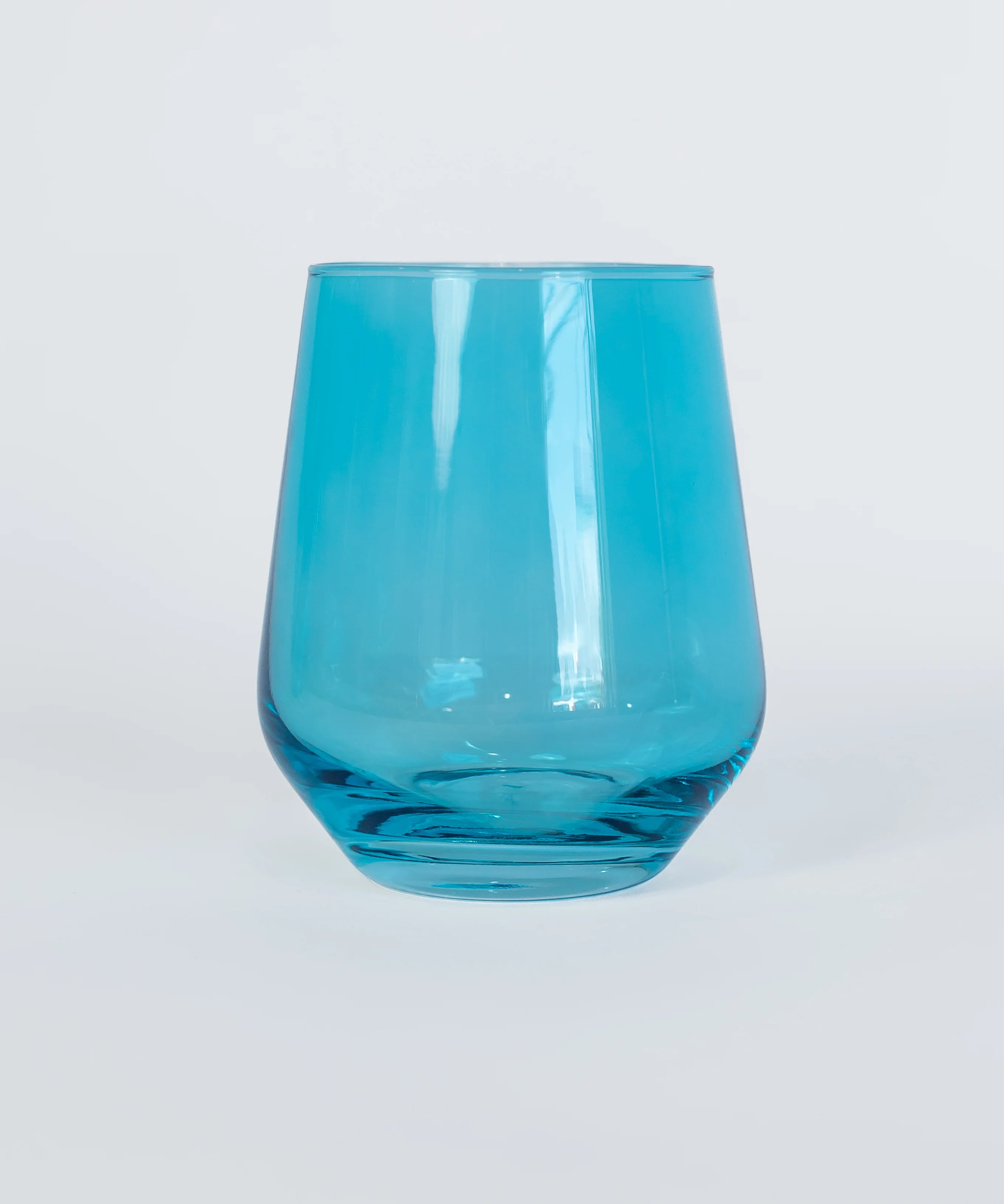 Estelle Colored Glass Stemless Wine