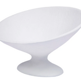 Emelia Oval White Gesso Bowl