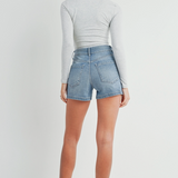 Lt Blue Denim Short
