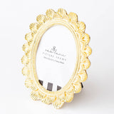 Gold Scalloped Picture Frame