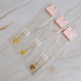 Clip Hanging Initial Heart Necklace