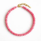 Refined Stone Bead Necklace