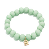 Matte Beaded Stretch Bracelet