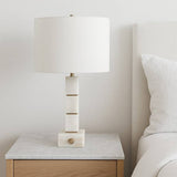 Stacked Marble Cube Lamp