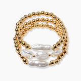 Freshwater pearl stretch bracelet