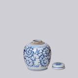 Porcelain Double Happiness Round Storage Jar