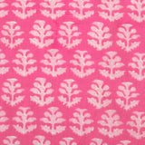 Watermelon and Lemonade Pink Indian Printed Cotton Napkins S/4