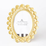 Gold Scalloped Picture Frame