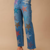 Star Rhinestone Jeans