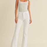 High Rise Scissor Cut Flare