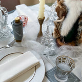 Silver Fox Cocktail Napkin Roll