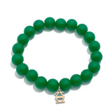 Matte Beaded Stretch Bracelet