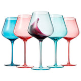 Beaches of St. Barth, City Wine Glasses S/5