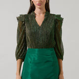 Senoviah Ruffle Blouse