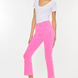 Neon Pink Kick Flare