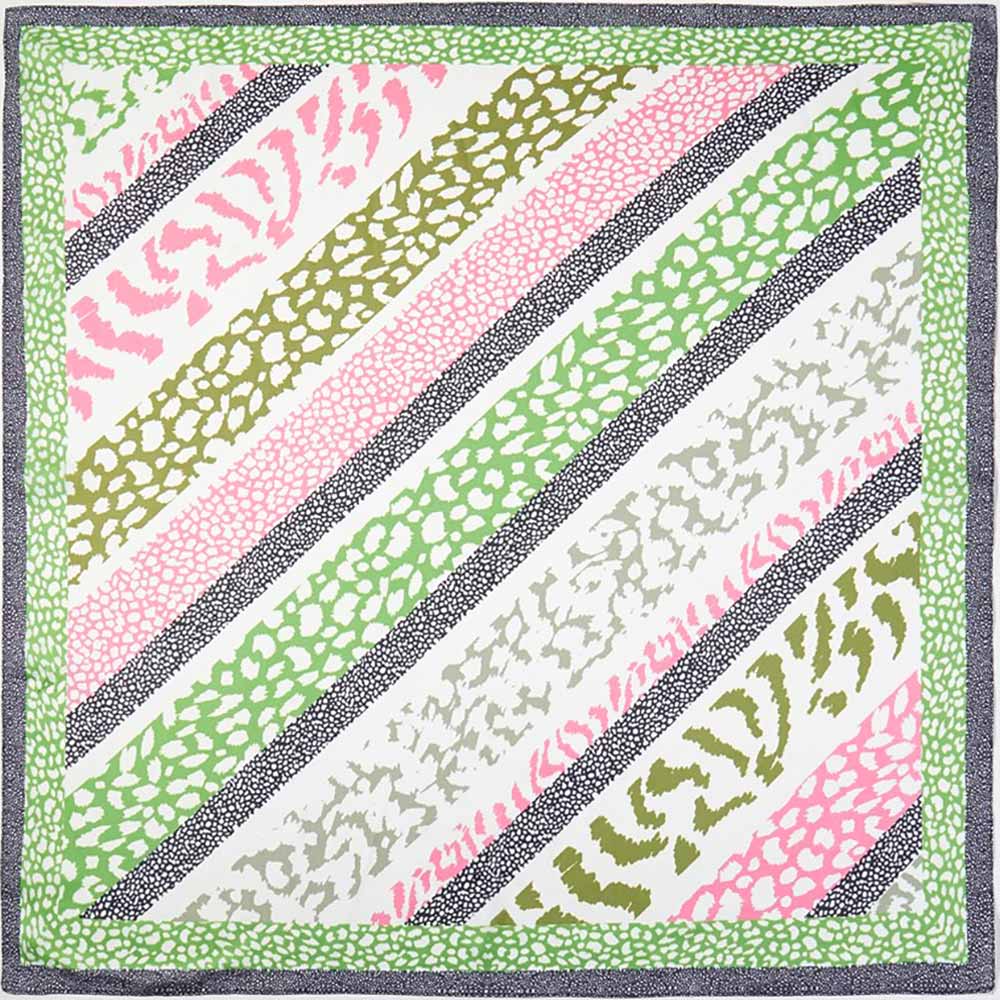 Abstract Leopard Print Scarf