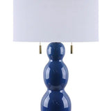 Navy Triple Lamp