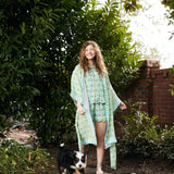 Bathrobe - English Gardens Teal