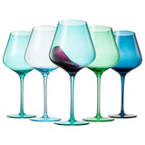 Beaches of Hawaii Wine Glasses S/5