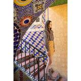 Smocked Cheetah Print Top