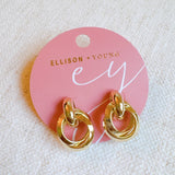 Gold Knocker Earrings