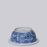 Blue and White Porcelain Phoenix Basin
