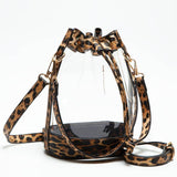 Clear Crossbody Stadium Bucket Bag