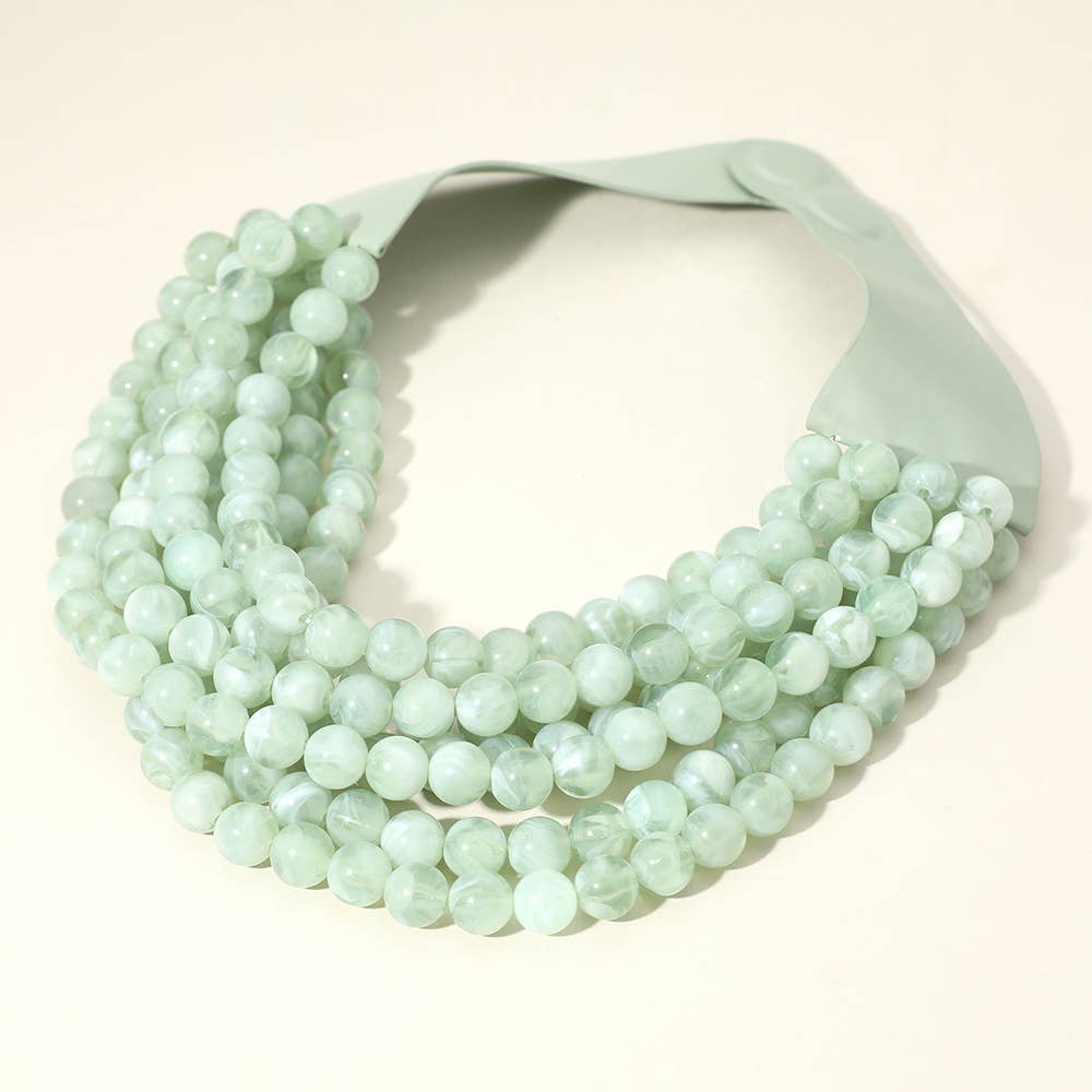 Chunky Acrylic Bead Necklace