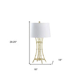 Gold Bamboo  Lamp