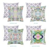 Brushstrokes Lavender Decorative Pillow