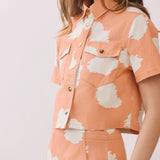 Orange Abstract Print Set