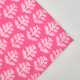 Watermelon and Lemonade Pink Indian Printed Cotton Napkins S/4