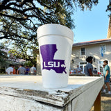 Geaux Tigers Foam Cup