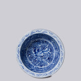 Blue and White Porcelain Phoenix Basin