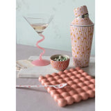 Spiral Stem Martini Glass