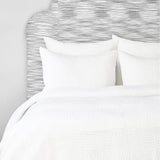 John Robshaw Organic Hand Stitched White Quilt