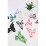 Matte Bow Hair Claw