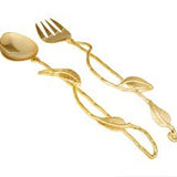 Gold Leaf Salad Servers
