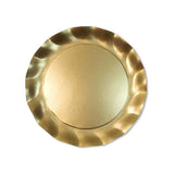 Wavy Gold Dinner Plate